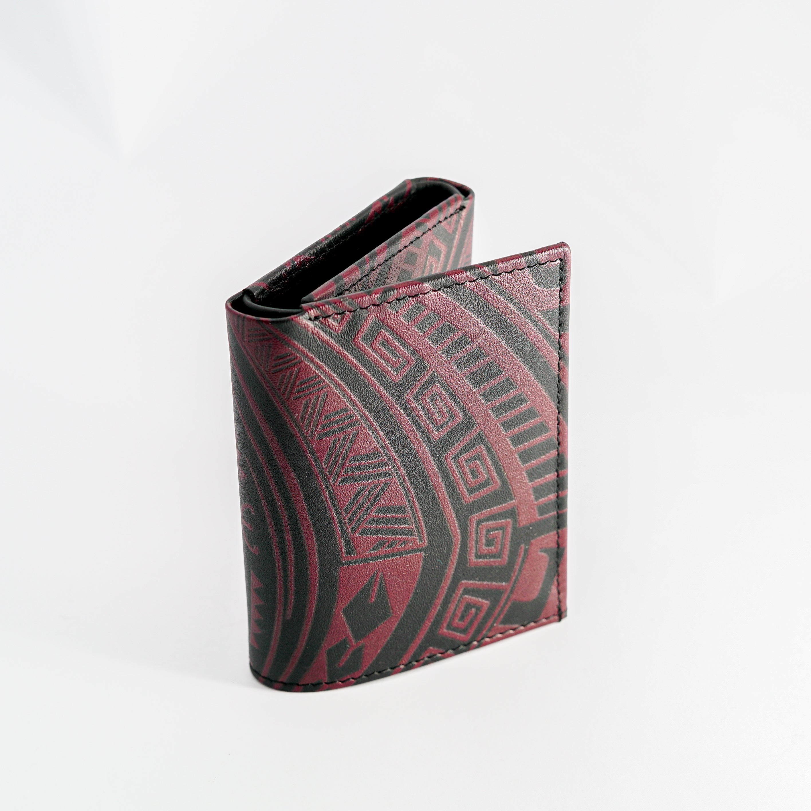 Tribal Polynesian Tattoo Trifold Wallet